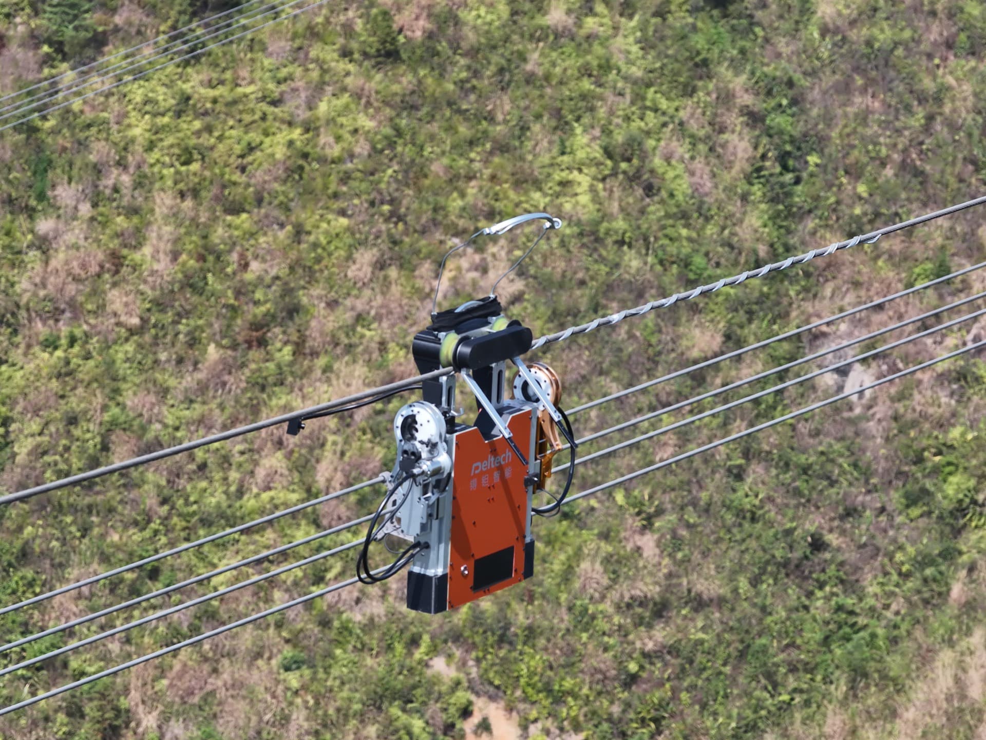 输电线路远景场景图